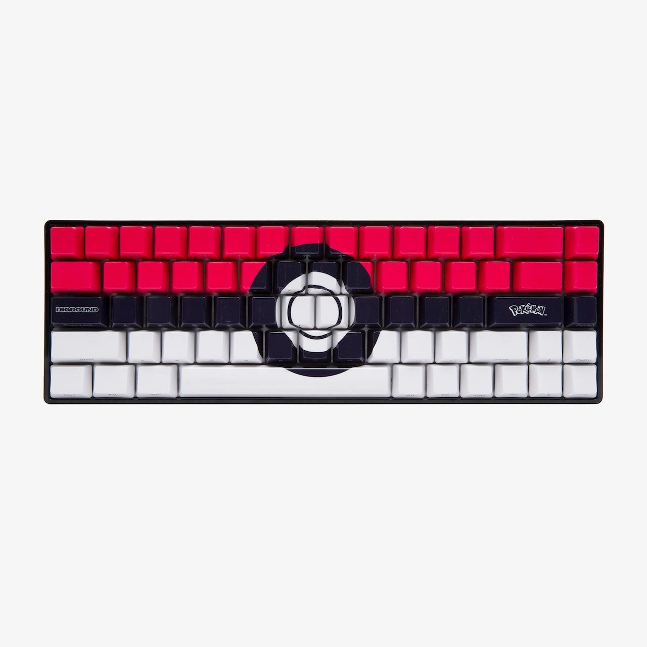 (NEW) Pokémon + Higround Basecamp 65 Keyboard - Poké Ball