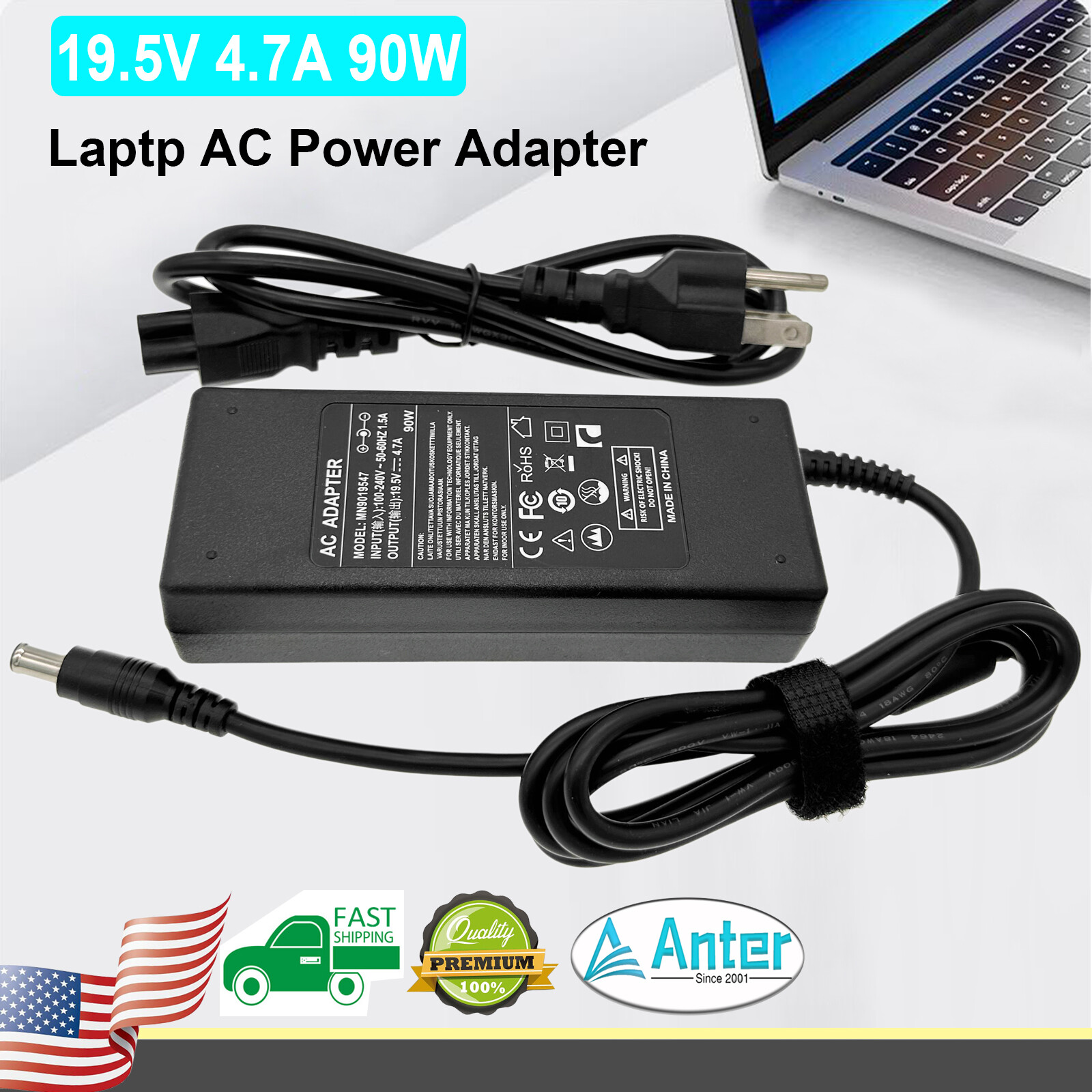 New AC Adapter Charger Power for Sony Vaio PCG-5K1L PCG-7133L PCG-7142L PCG-7Z2L