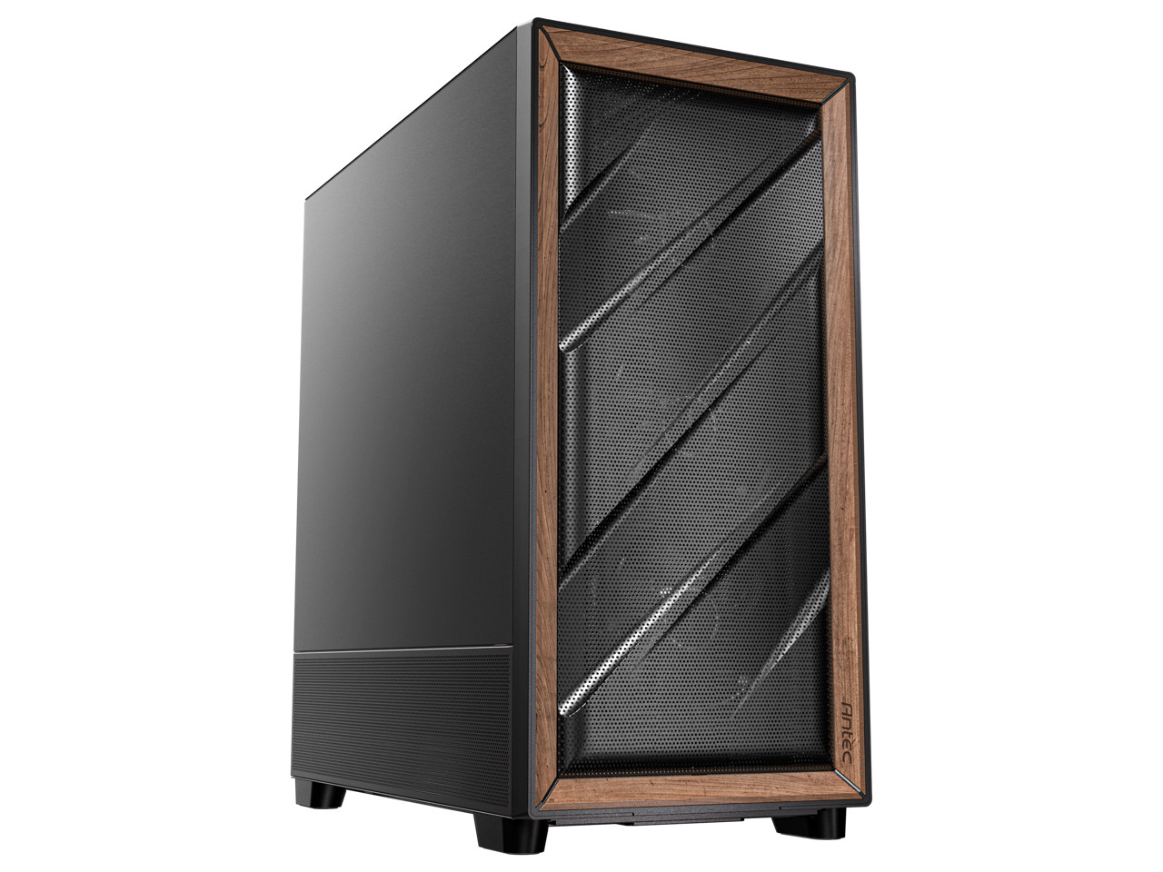 Antec FLUX SE, Sound-Dampening Side Panels, 5 x PWM Fans Included, Front Panel w