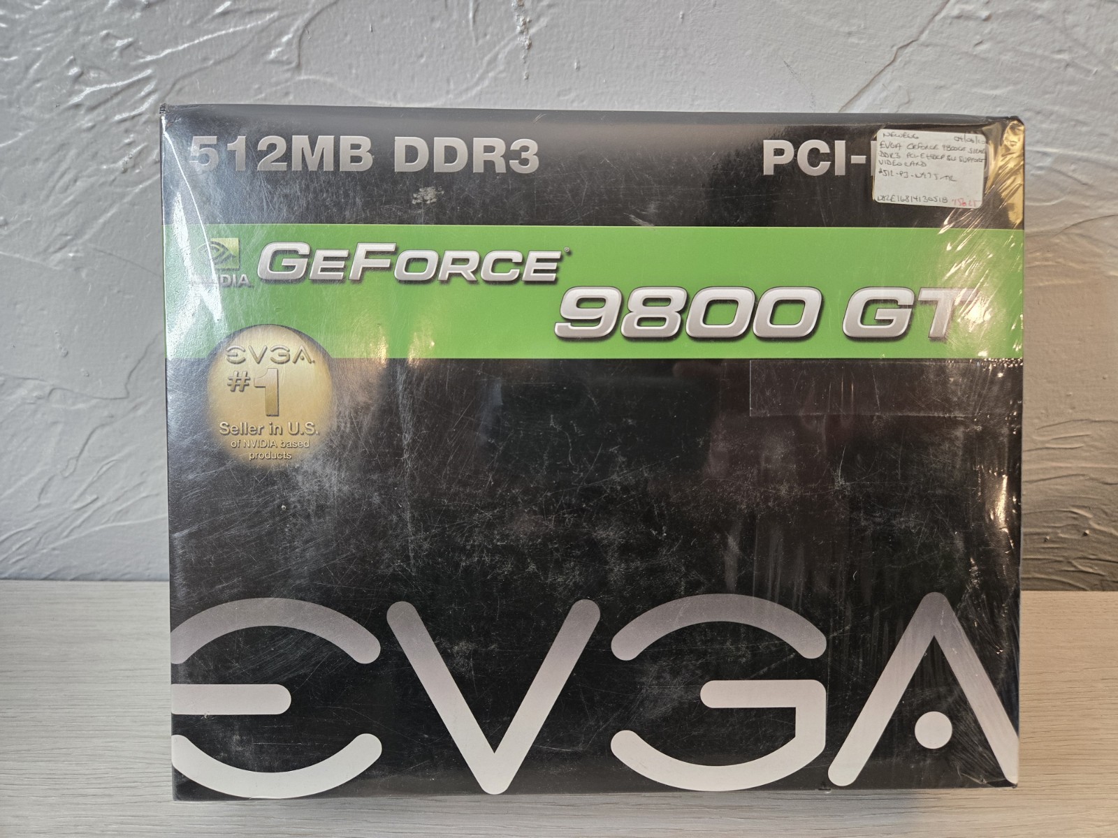 SEALED Vintage EVGA Nvidia GeForce 9800 GT Graphics Card SEE PHOTOS/DESCRIPTION