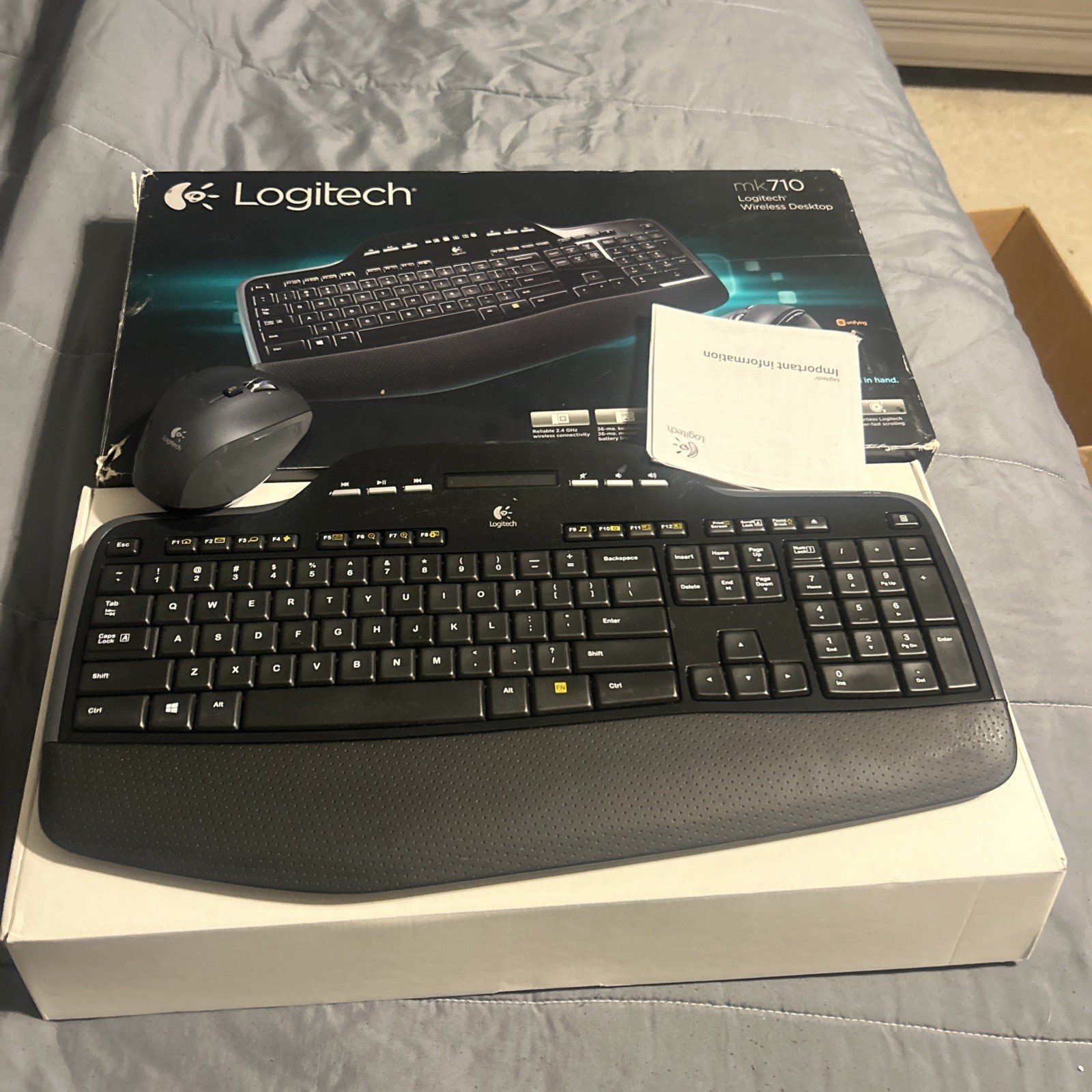 Logitech MK700/ MK710 Performance Wireless Keyboard and Mouse Only Nothing Else