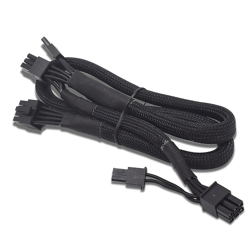 3pcs 8 Pin to Dual PCIe 2X 8 Pin (6+2) Power Adapter Cable for Corsair Modular