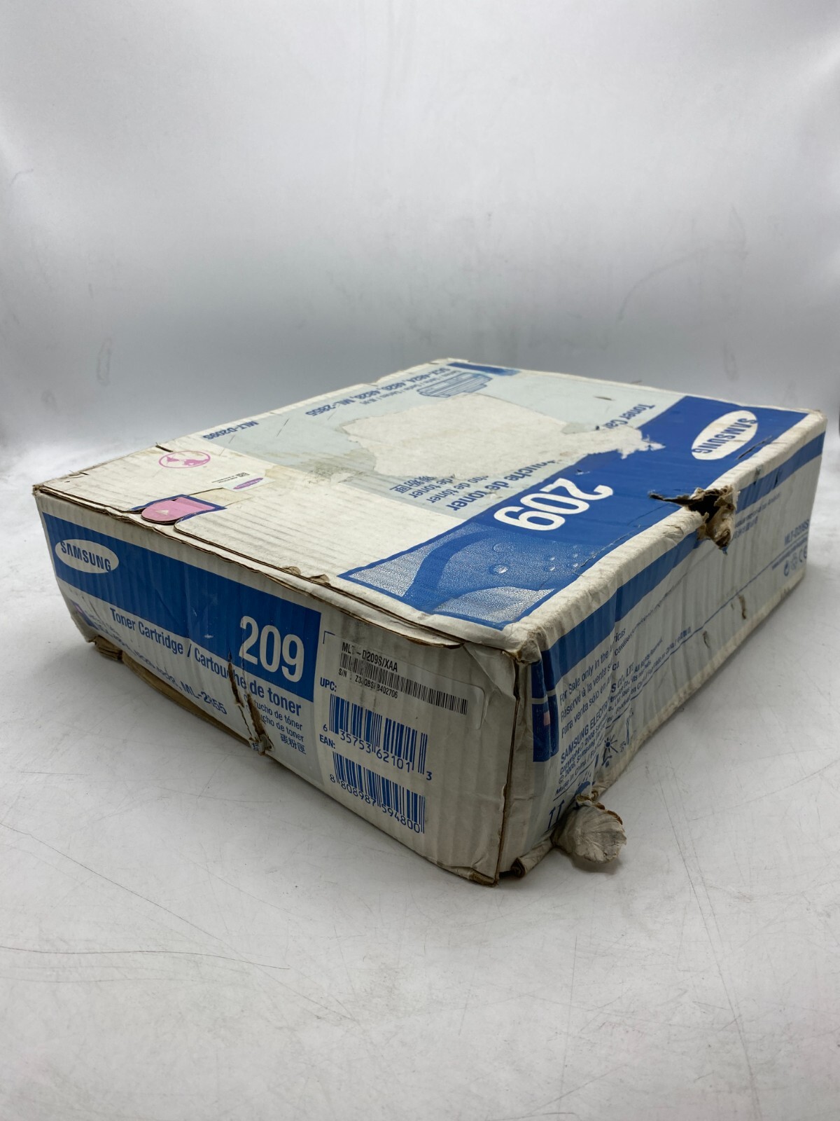 MLTD209S OEM Samsung Toner. Minor Damaged Box