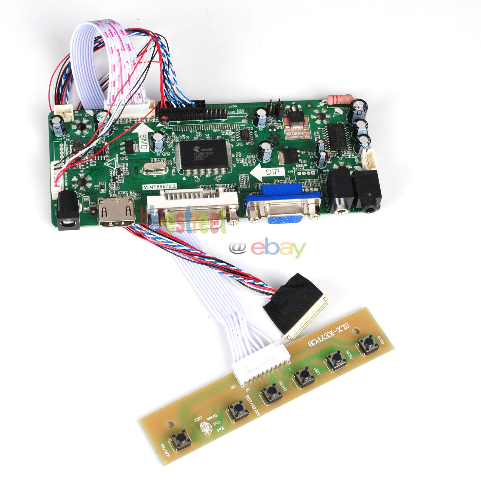 HDMI+DVI+VGA LCD Controller Board Driver for AUO B141EW05 V.4 V4 1280X800 40Pin