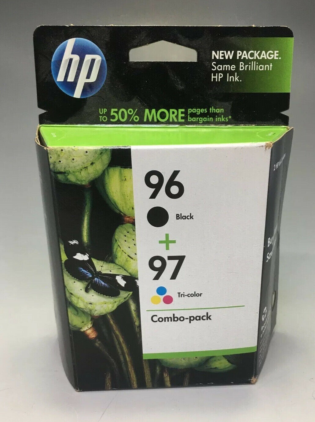 Set Genuine Factory Sealed Original HP 96 Black & HP 97 Color Inkjets 2016-2017