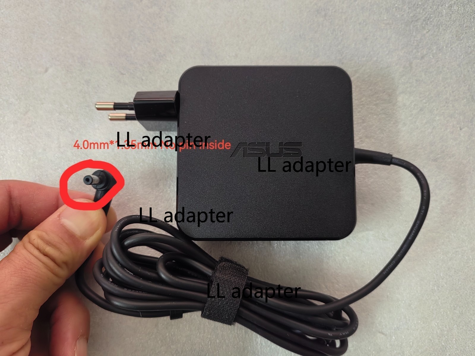 For Asus ZenBook 13 UX331UN-WS51T W15-065N1B 19V 3.42A 4.0mm 65W Adapter Genuine