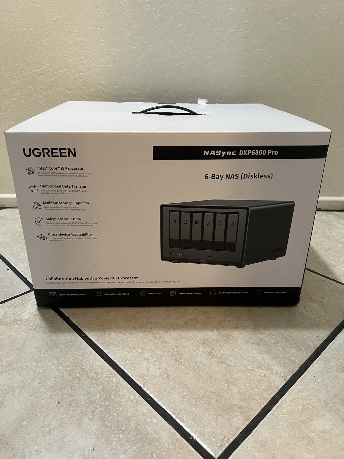 UGREEN NASync DXP6800 Pro diskless - Open Box