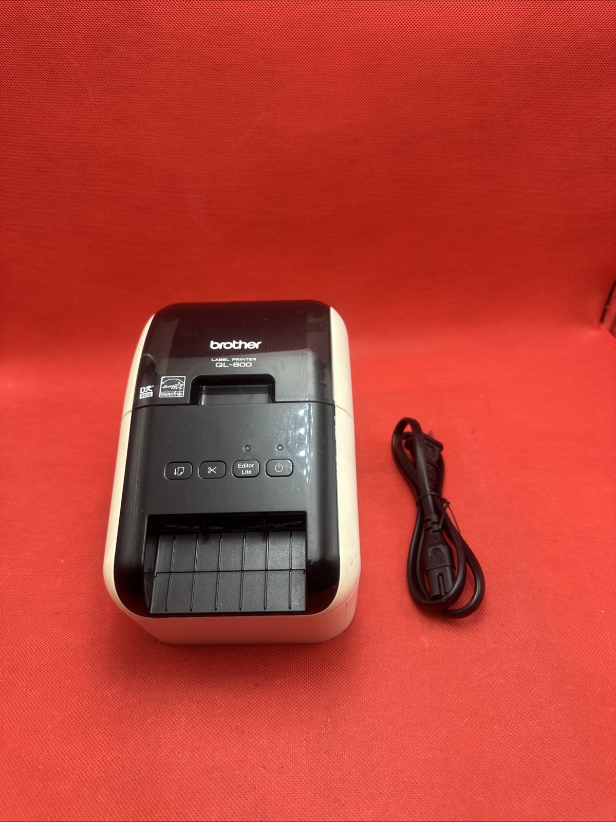 Brother QL-800 High-Speed Thermal Label Postage Barcode Printer + Power Cord
