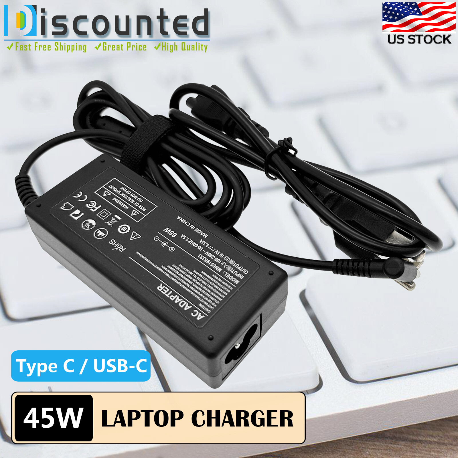 AC Adapter Charger Power For HP 15-p390nr 15-p030nr Beats Special Edition 15.6"