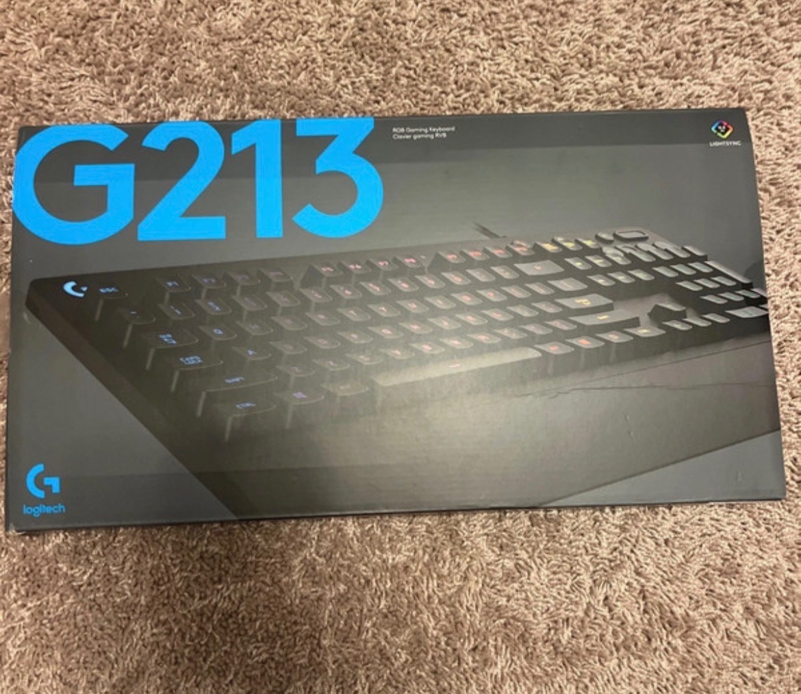 Logitech G213 Prodigy Wired RGB Gaming Keyboard - Black