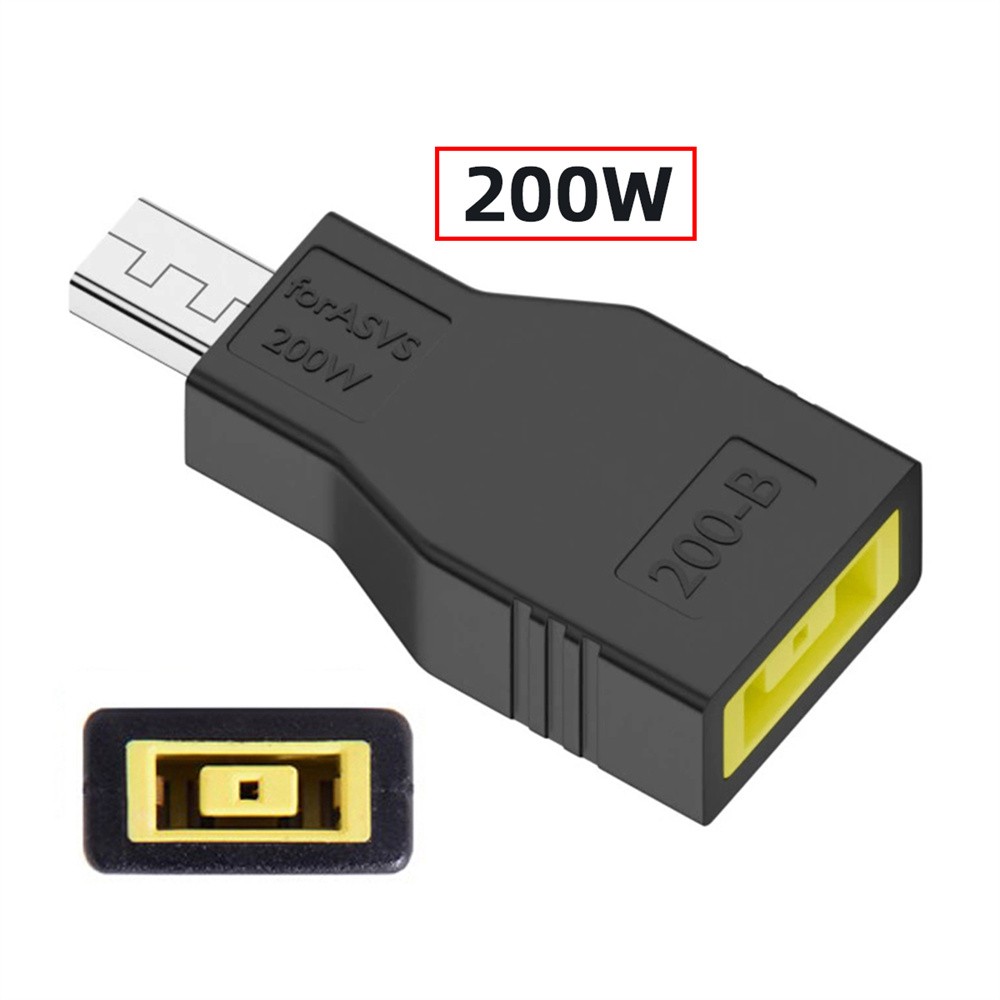 CY Power Charge Adapter DC Jack to Flow 14 16 Air Rectangle Plug for ROG Laptop