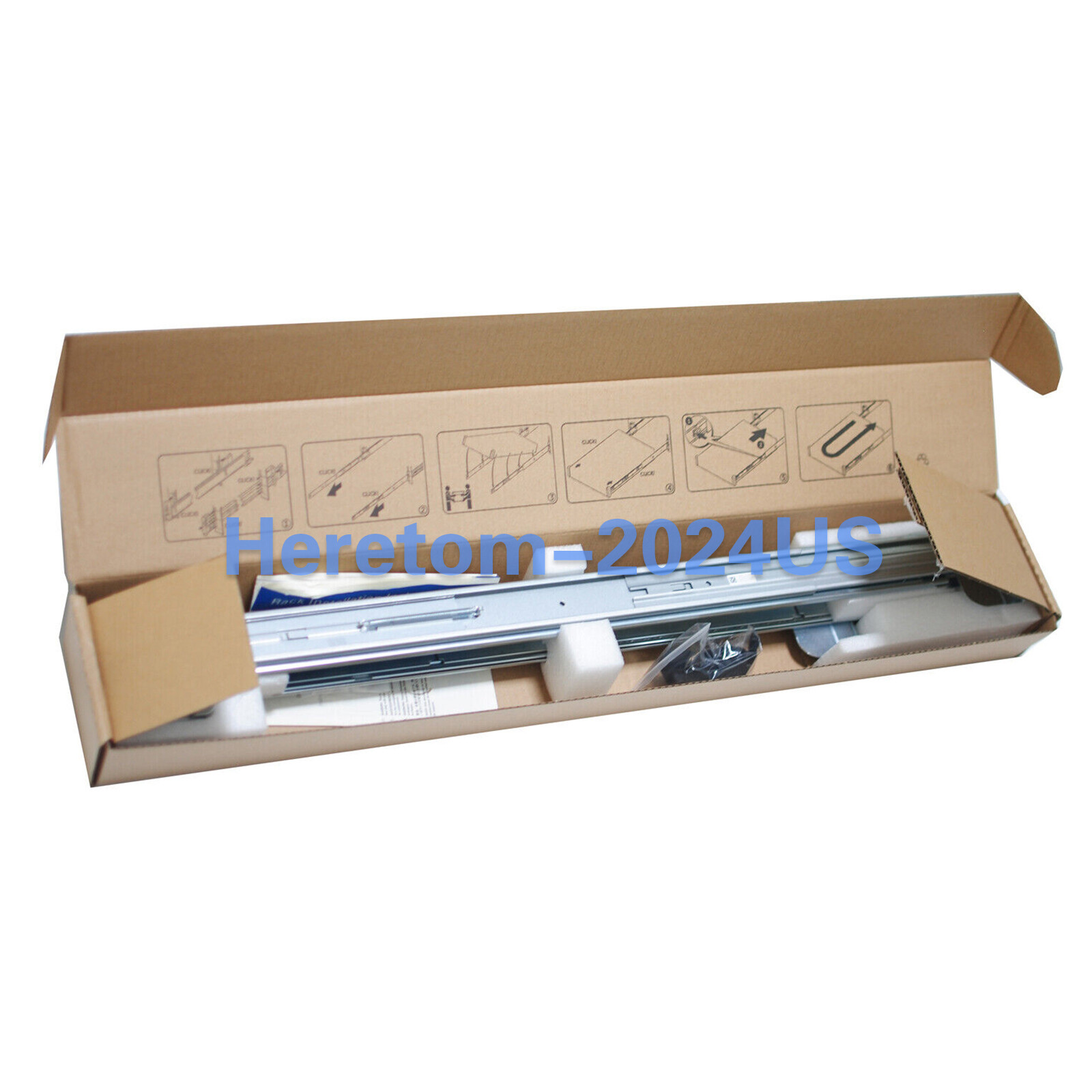 Dell Poweredge 1U Type A7 R420 R430 R620 R630 R640 Sliding Ready Rail Kit 81WCD