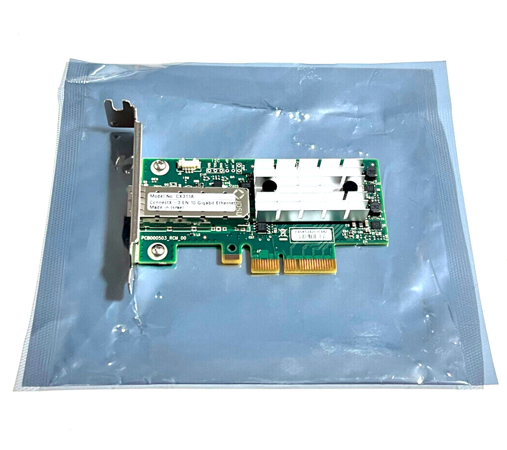 CX311A MELLANOX CONNECTX-3 10GBE PCIE SFP+ ETHERNET CARD LOW PROFILE BRACKET