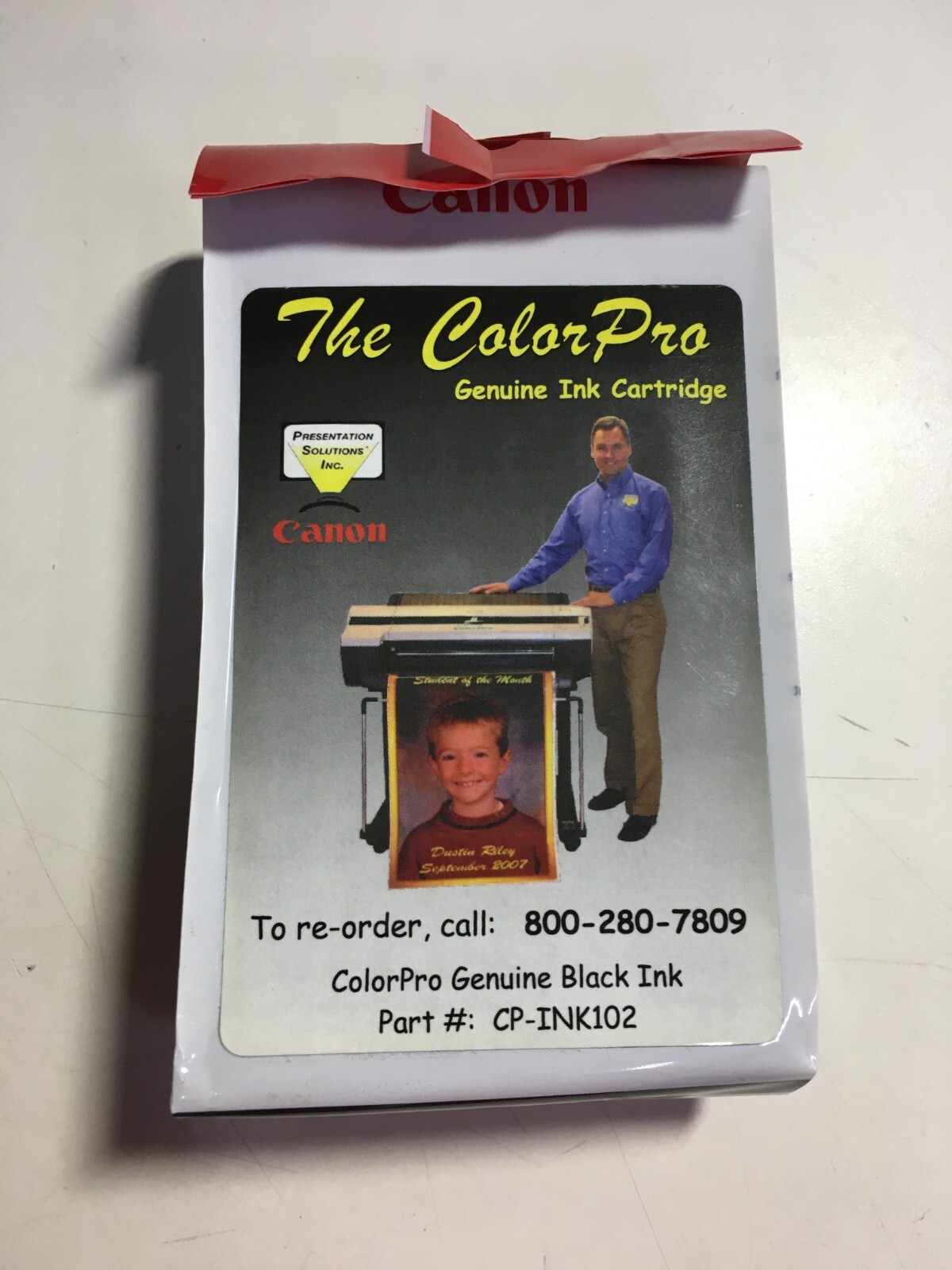 NEW Canon The Colorpro Genuine Ink Cartridge Black Ink Part #CP-INK102