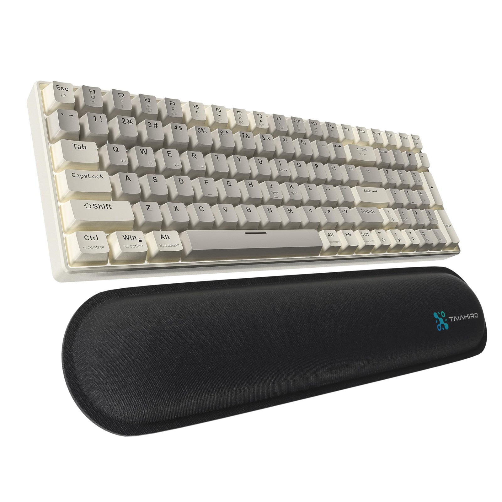 Taiahiro Wireless Mechanical Keyboard, 100-Key 96% Layout Gaming Keyboard, Ho...