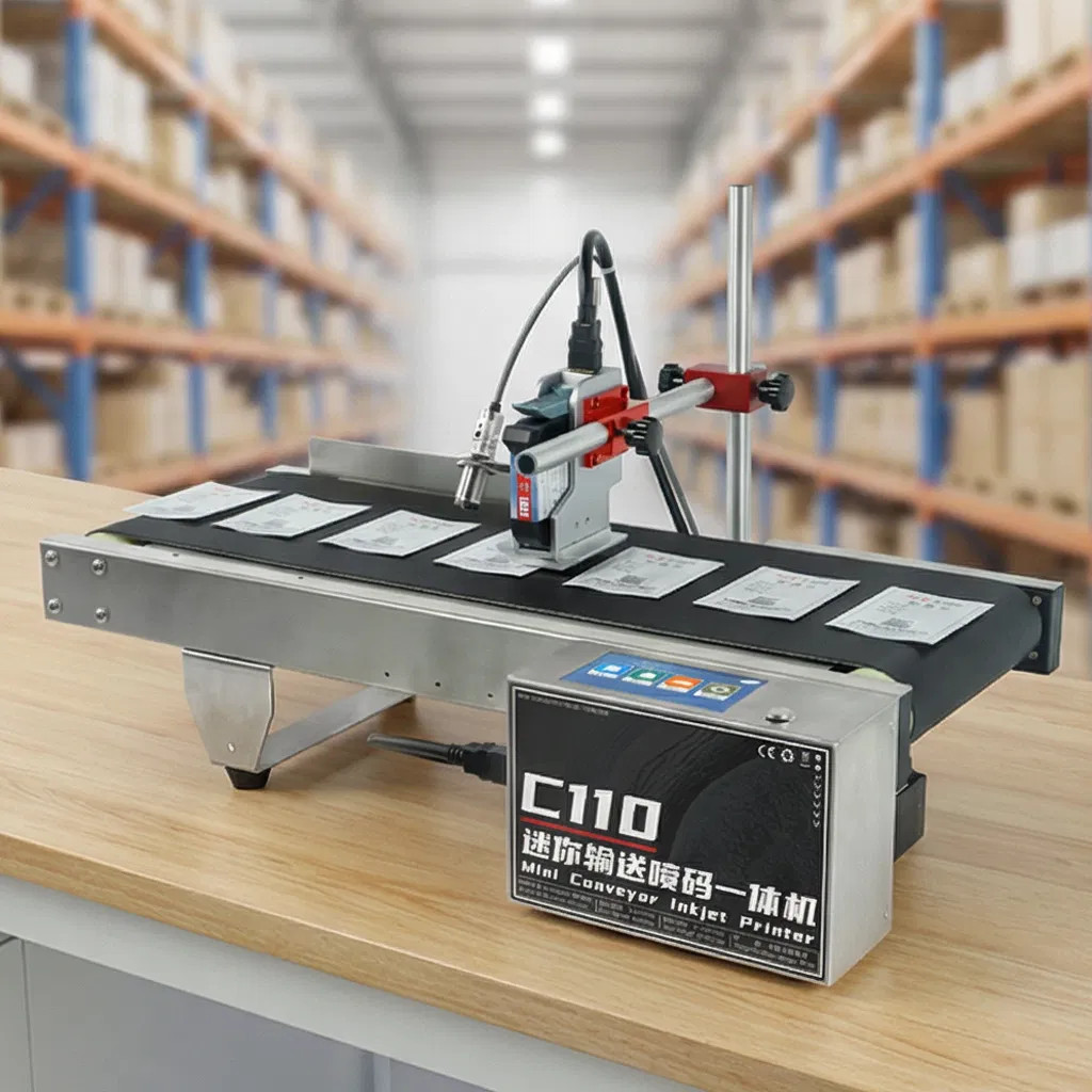 12.7mm Tij Printer Date Code Logo Online Continuous Industrial Printer