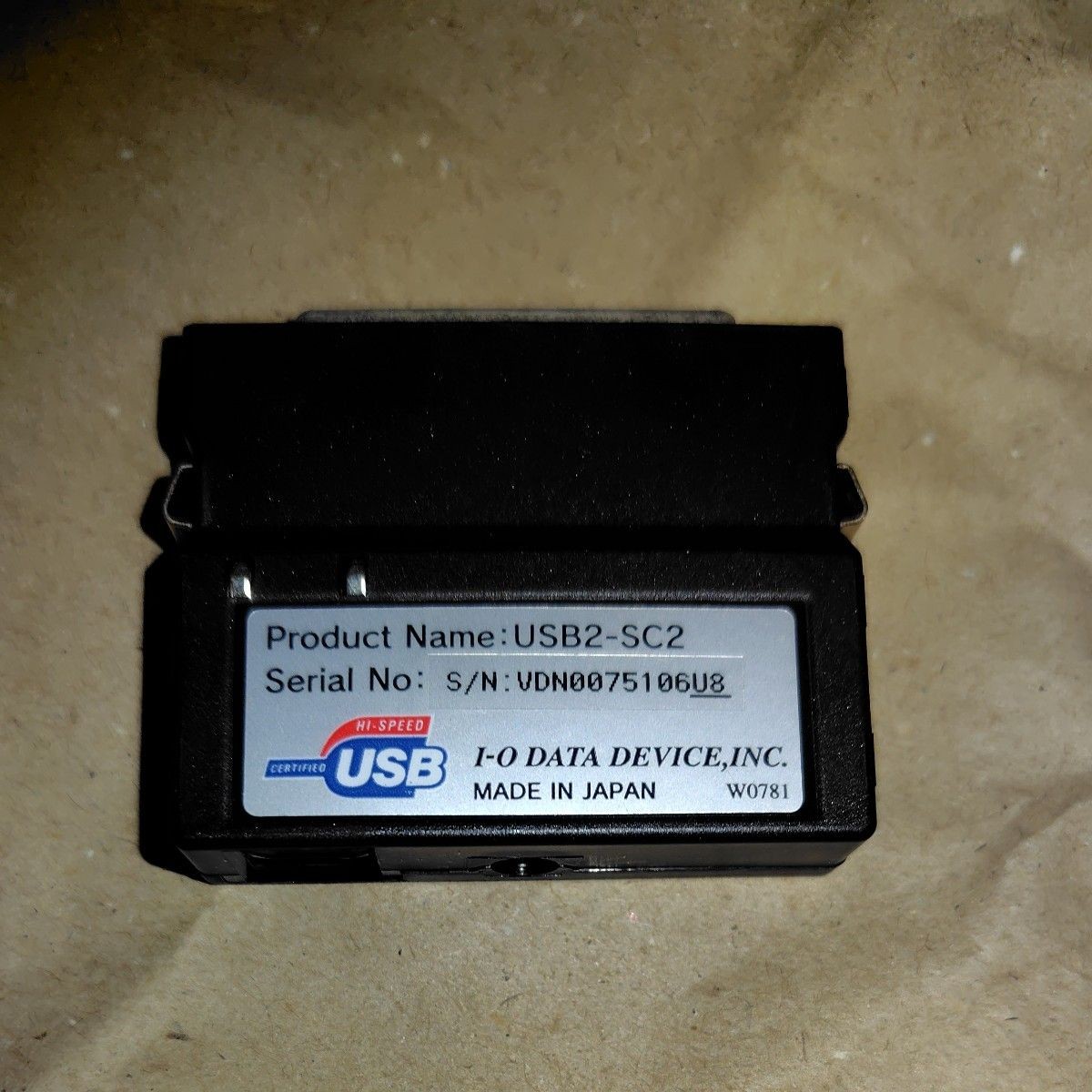 I-O DATA USB2-SC2 USB 2.0/1.1 to SCSI Converter Adapter Tested/Working