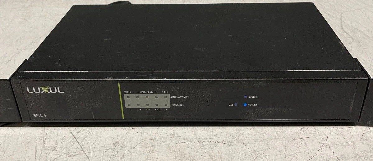 OpenWrt five-port multi-WAN Gigabit Router on Luxul ABR-4500 hardware