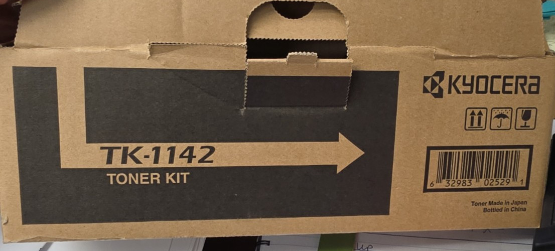 GENUINE OEM Kyocera Toner Kit TK-1142/Lot of 2/Open box/NEW