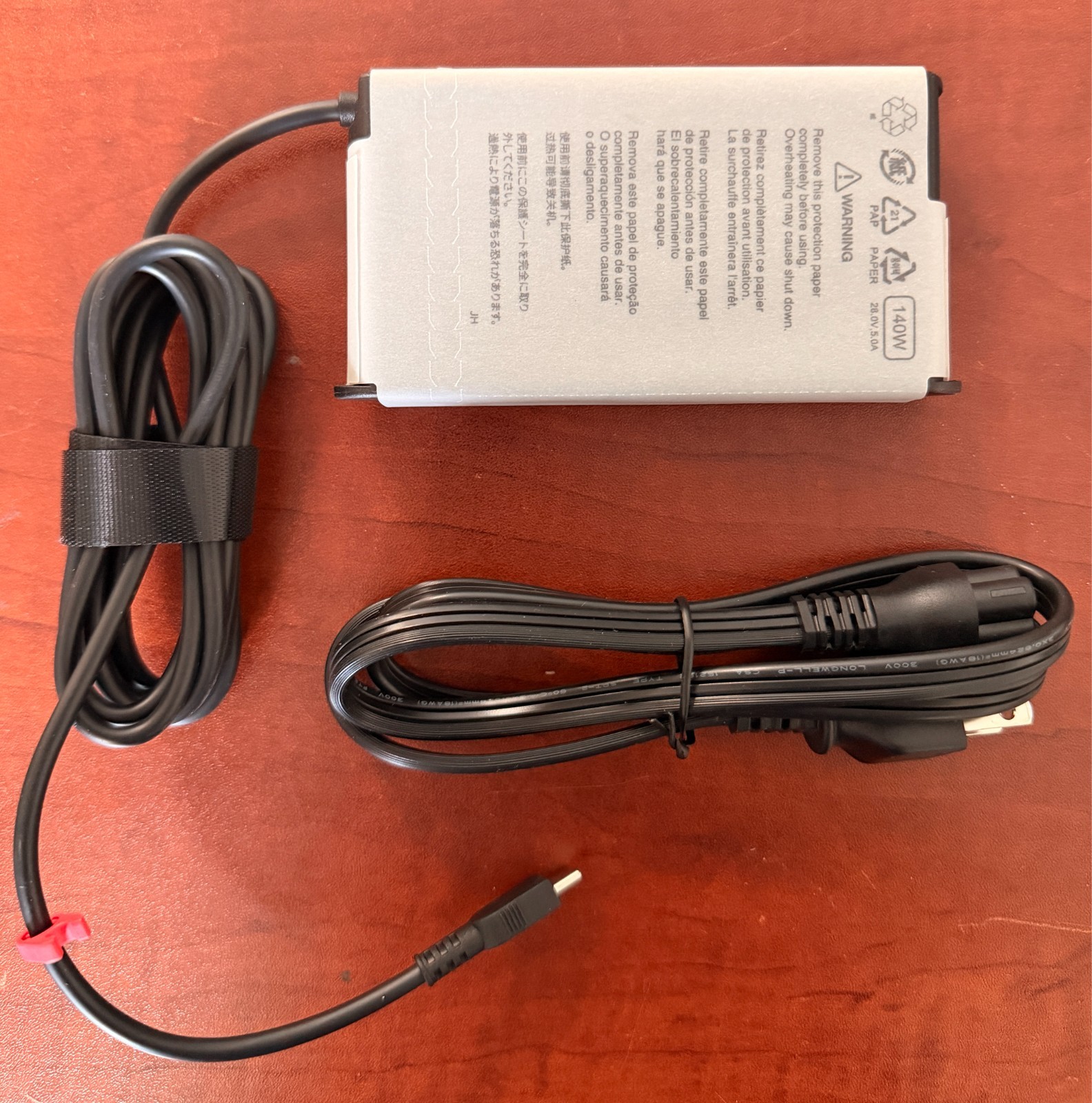 Lenovo USB-C USBC 140w AC Adapter 5A11K67869 5A11K67870 with Power Cord