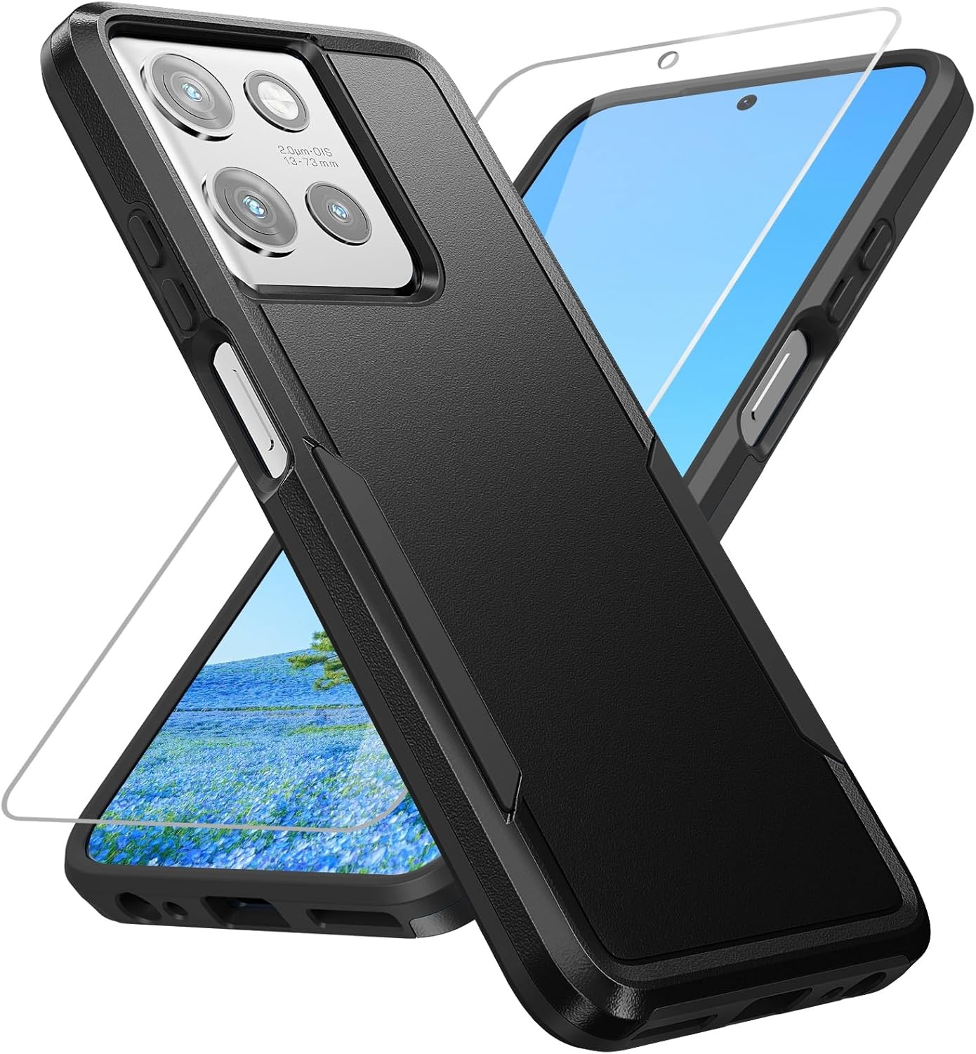 Case for Moto G 2026, Heavy-Duty Shockproof Case with HD Screen Protector