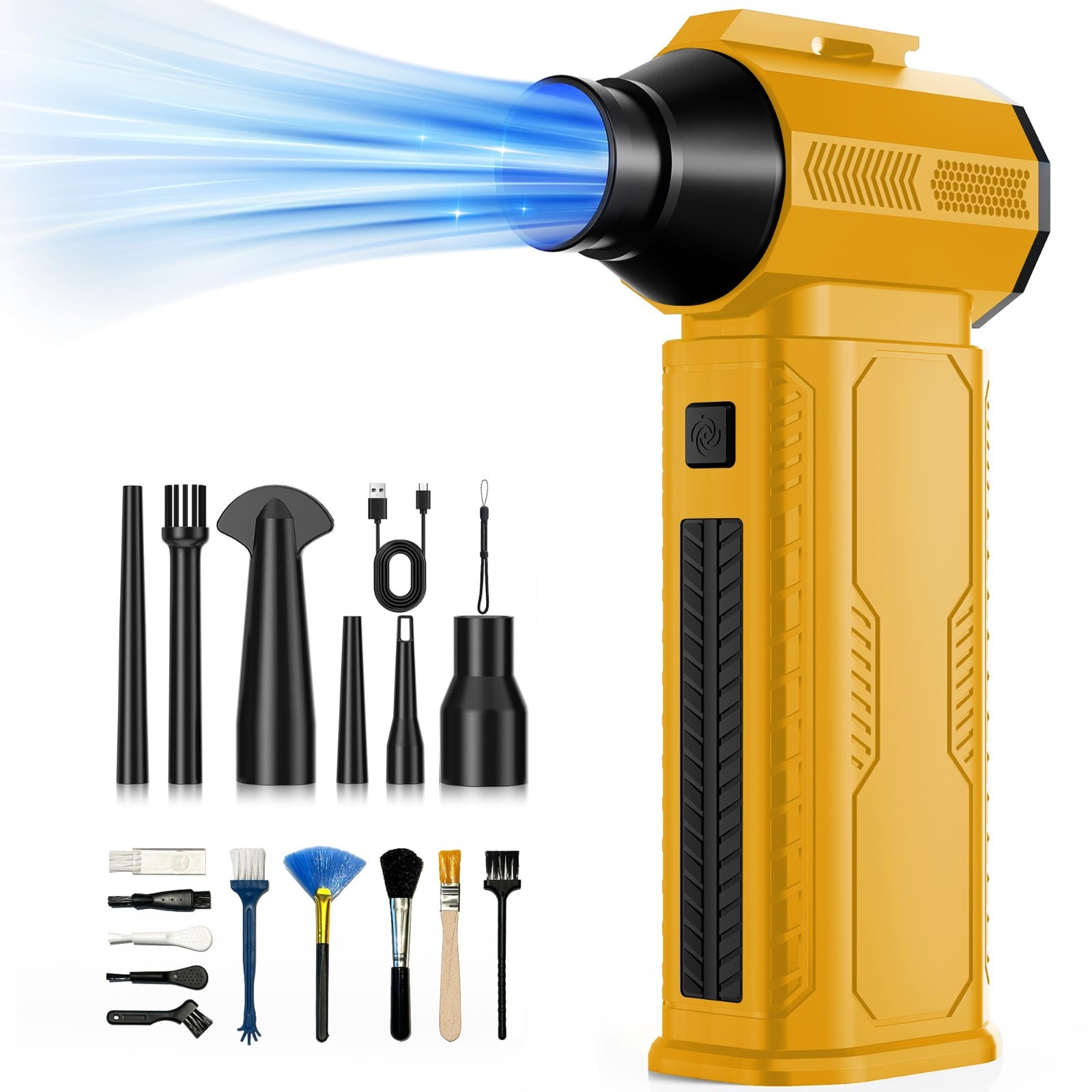 Ultra-Powerful Compressed Air Duster 130,000RPM Electric Blower for Cleaning