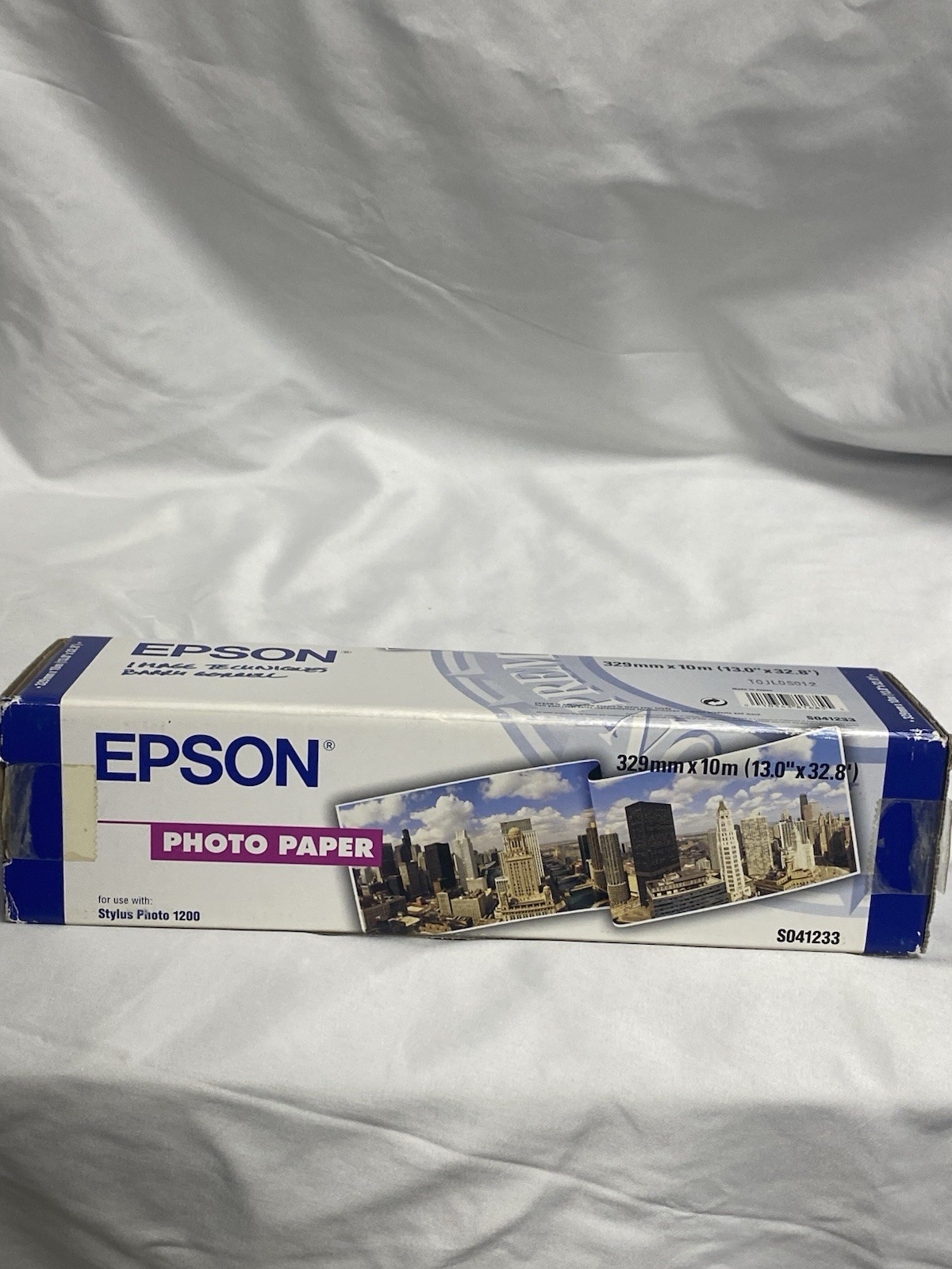 Vintage Epson Photo Paper Stylus Photo 1200 329mm*10m New Old Stock Sealed Box