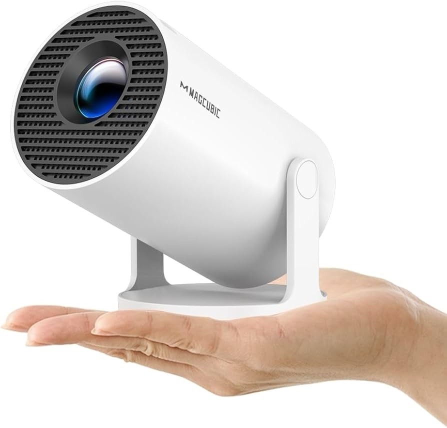 MAGCUBIC HY300PRO LCD Smart Projector 720p/1080p WiFi BT HDMI 180° White