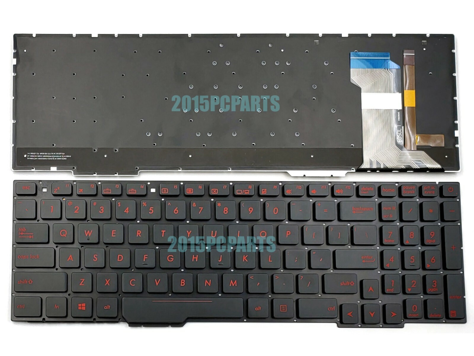 New Asus ROG GL553VD GL553VE GL553VW GL753VD GL753VE GL753VW Keyboard US Backlit