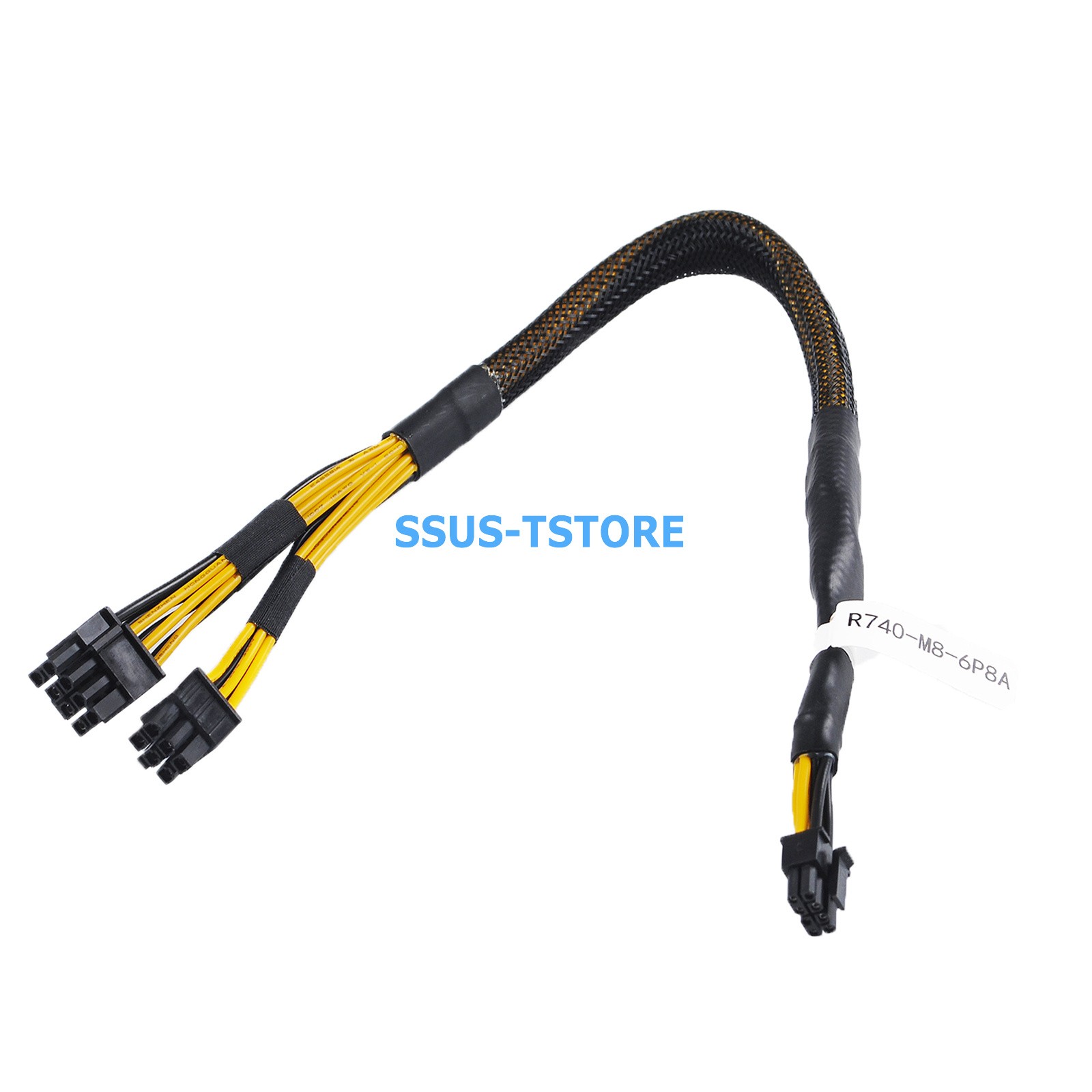 Mini 8pin to 6+8pin(6+2) GPU Power Cable For Dell R740 R740xd TR5TP 35cm