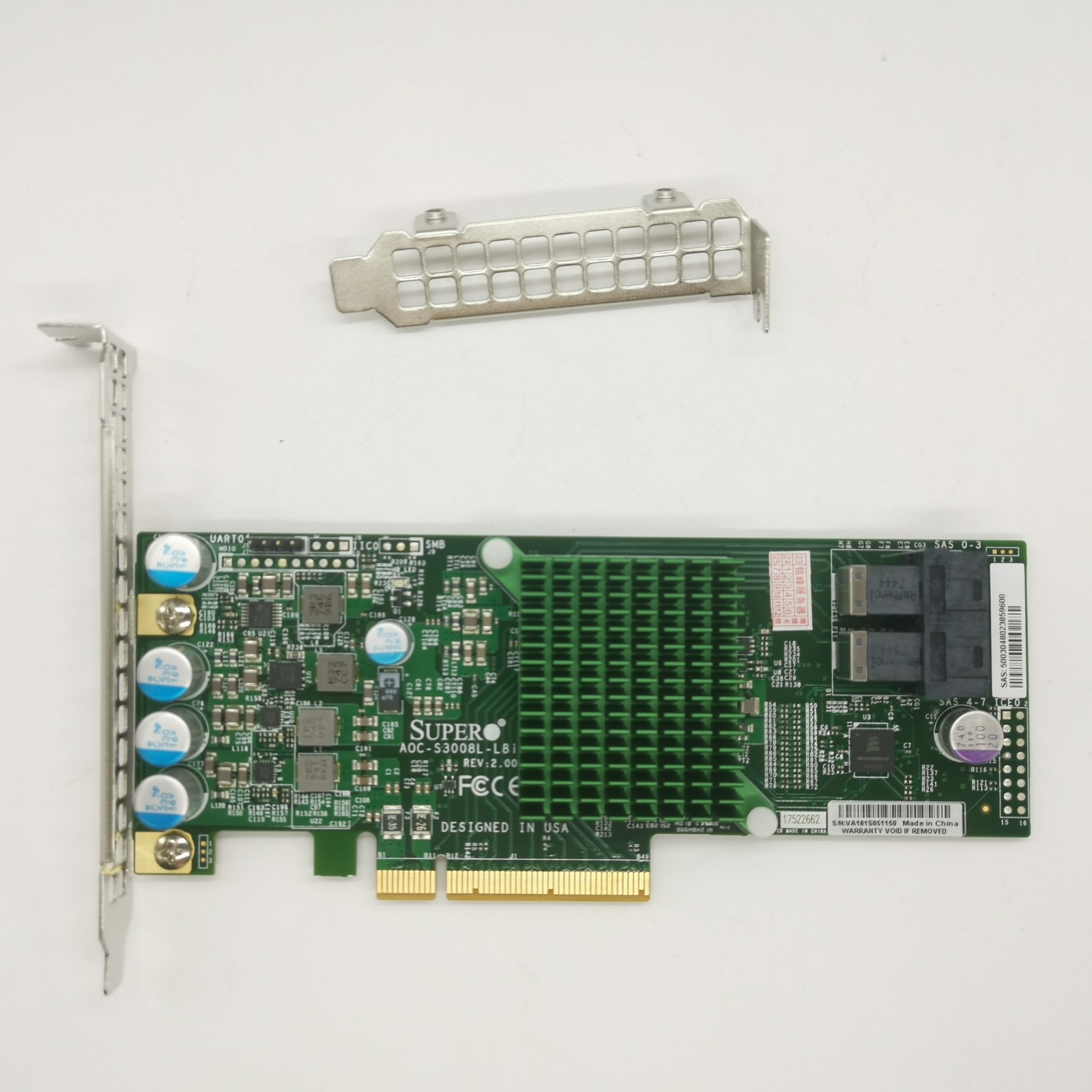 9300-8i 12Gbps HBA IT mode ZFS FreeNAS unRAID w/ 2*SFF8643 SATA/SAS Cable US