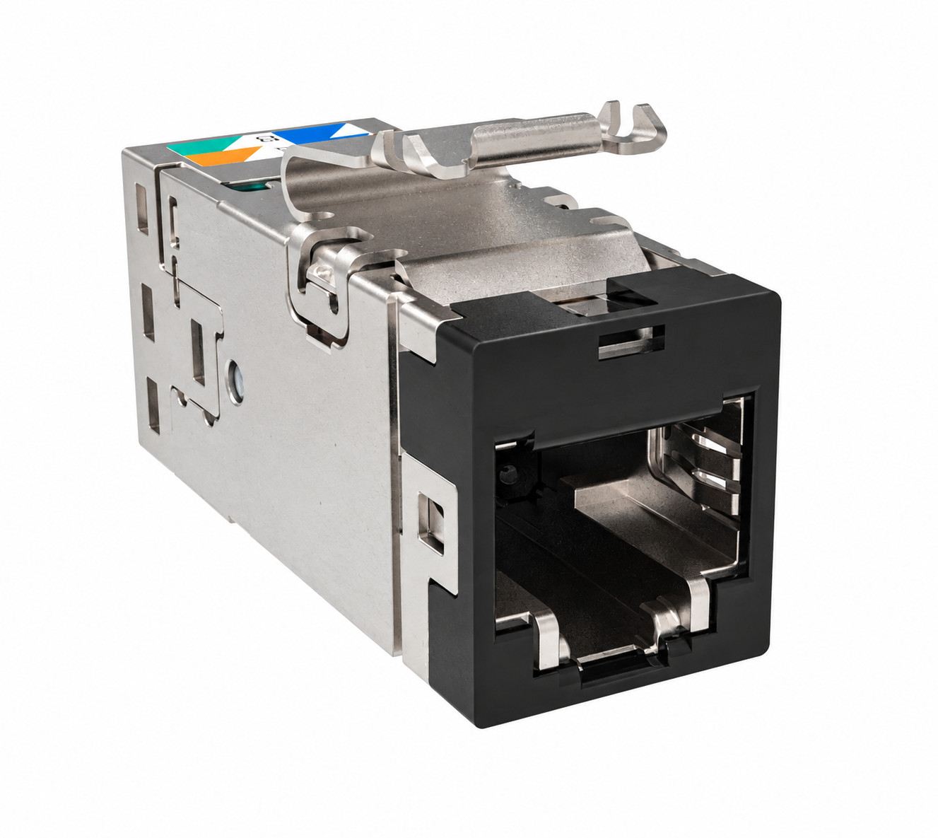 CommScope NETCONNECT SLX-6S-BK Cat 6 Shielded RJ45 Network Jack–Black-Free Ship