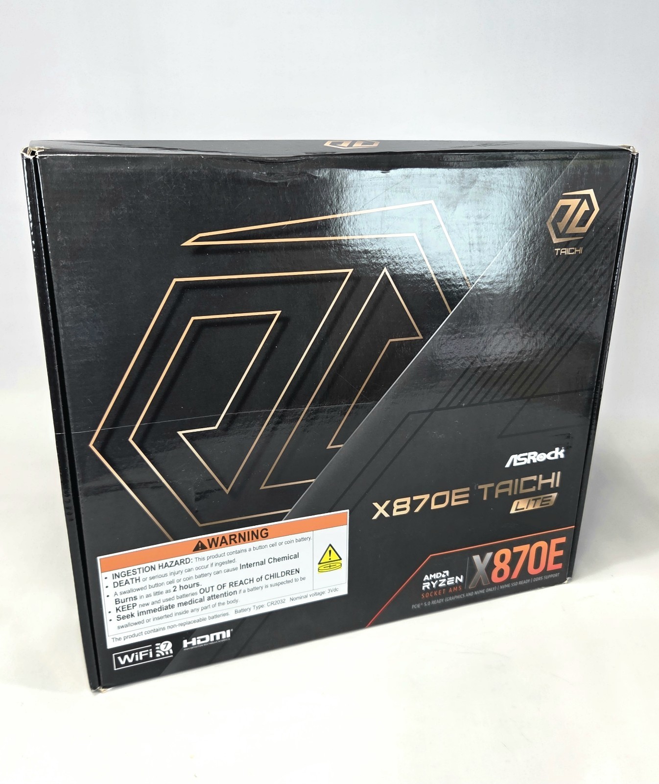 ASRock X870E Taichi Lite AM5 AMD SATA 6Gb/s E ATX Motherboard Brand New 