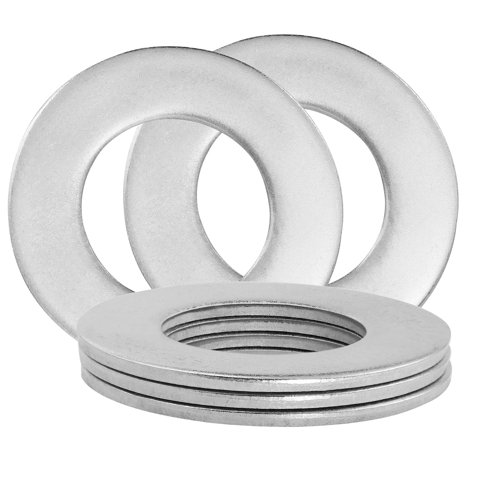 1-3/8" Stainless Steel Flat Washers - Approx. 1-3/8" ID x 2-3/4" OD - 5 Pcs