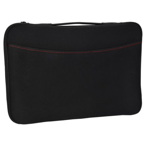 Logitech 16 Inch Notebook Laptop Sleeve Bag Pouch Handle Case Cover BLACK & RED