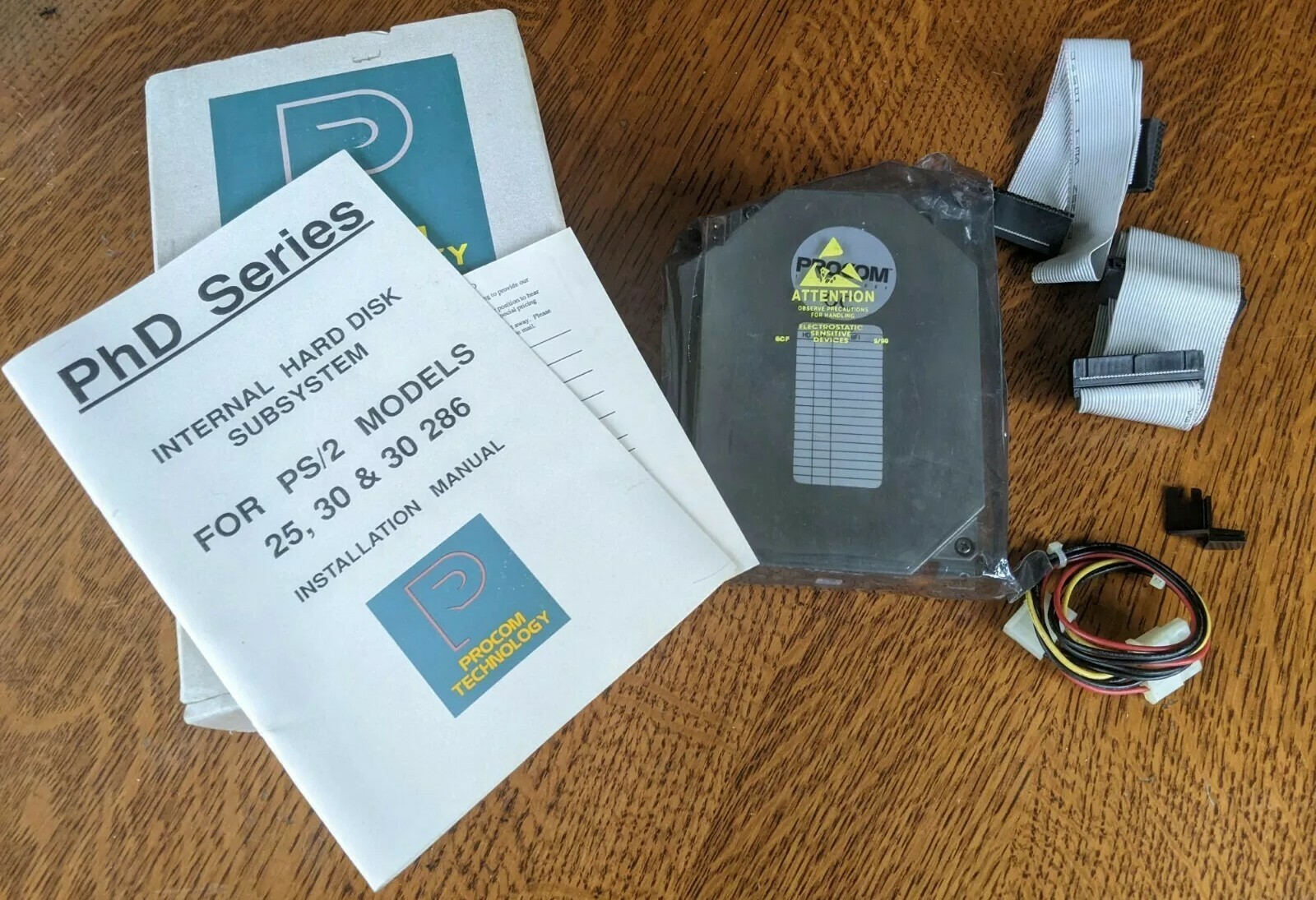 Vintage Kalok Octagon 20MB MFM Hard Drive KL-320 [NOS COMPLETE KIT] Super Rare