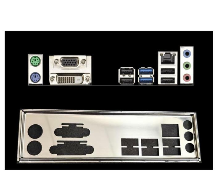 I/O Shield For ASRock B75M-GL & B75M-DGS & H81M-DGS Motherboard Backplate IO