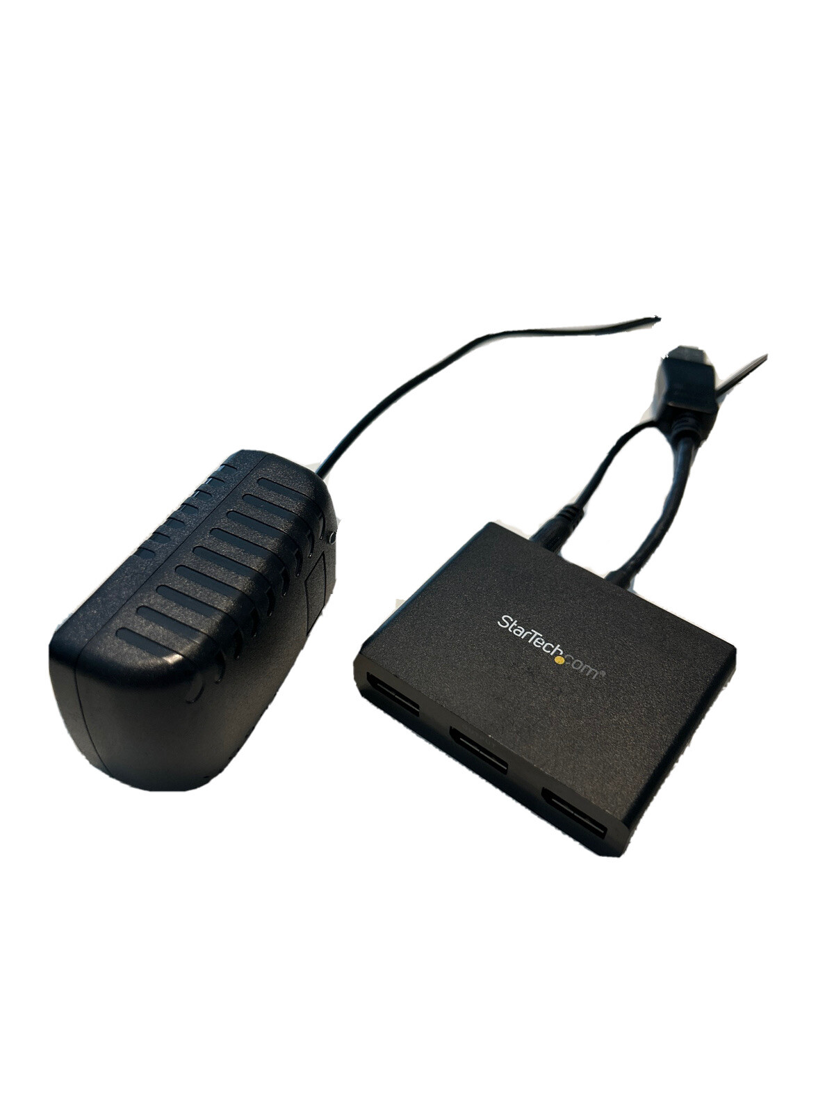 StarTech.com MSTDP123DP 3-Port Multi Monitor DisplayPort MST Hub W/Power Supply