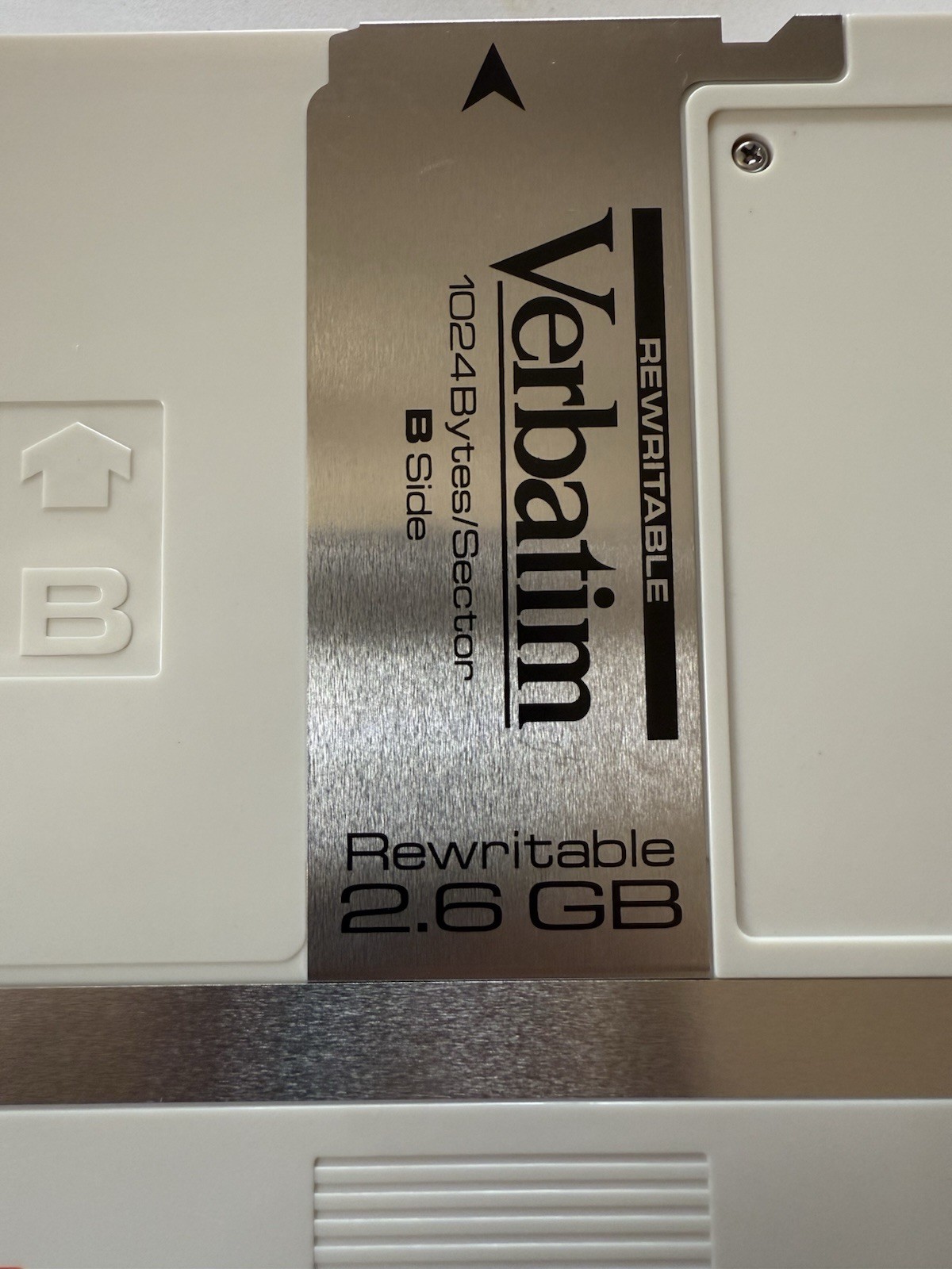 Used Verbatim 91204 2.6GB RW Media 1024 B/S - One piece