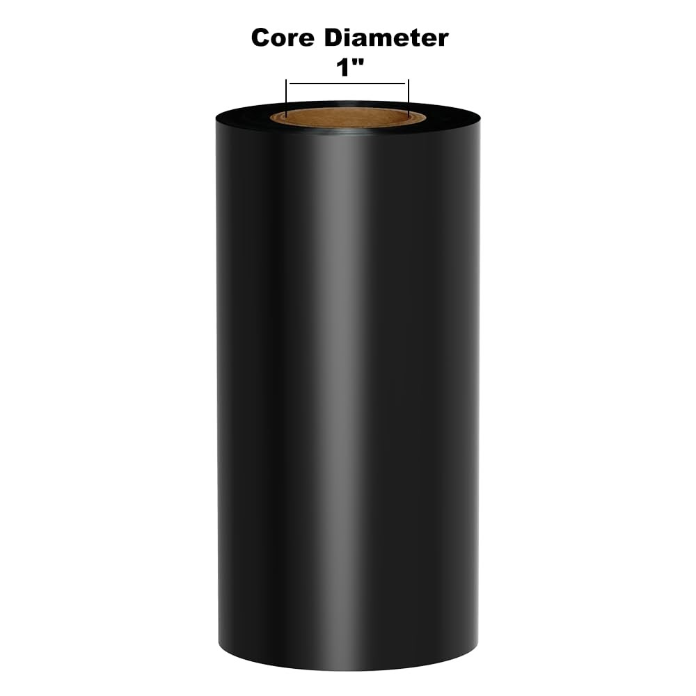 Premium Ink Ribbon on 1" Core, Black, 4.3" x 984'