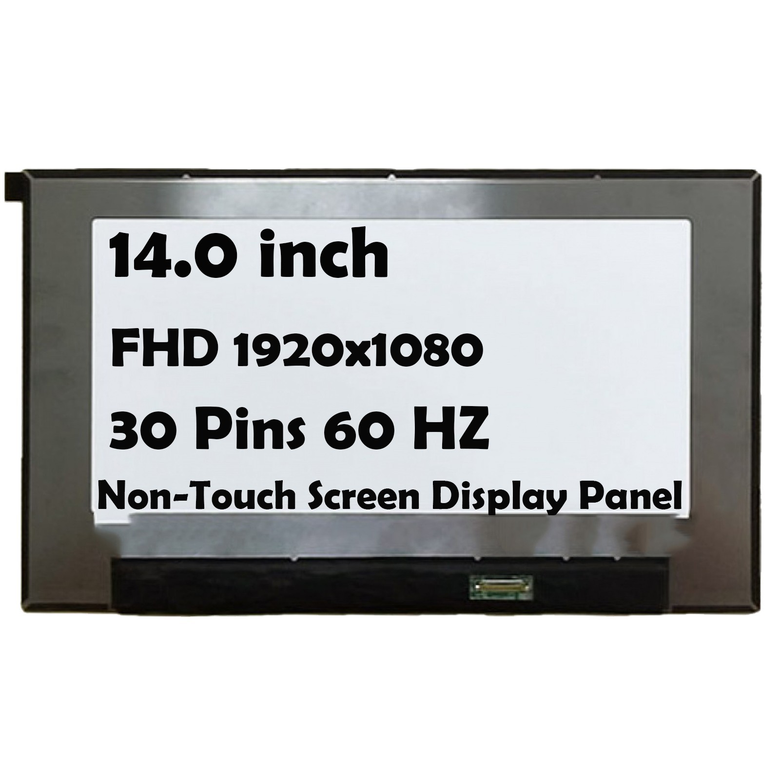 14" NV140FHM-N4N NV140FHM-N65 FHD 30 Pins LCD Non-Touch Screen Display Panel