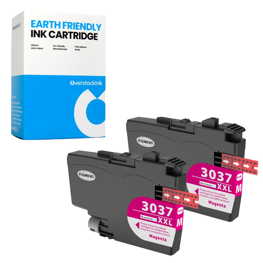 2-Pack OSI Compatible LC3037M Ink Cartridges fits Brother HL-J6000DW MFC-J6545DW