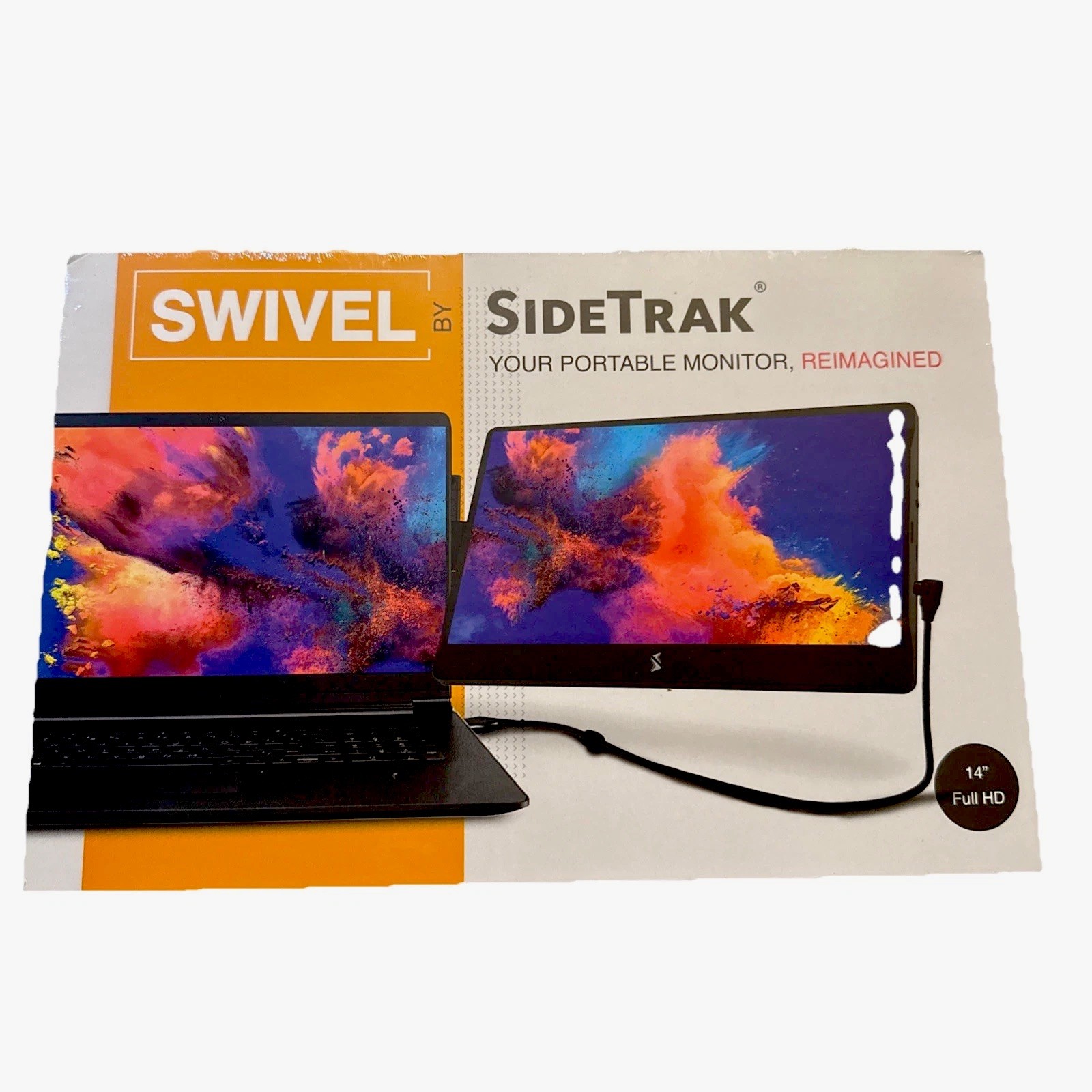 SideTrak Swivel 14" Attachable Portable Monitor Extender STTL14BL