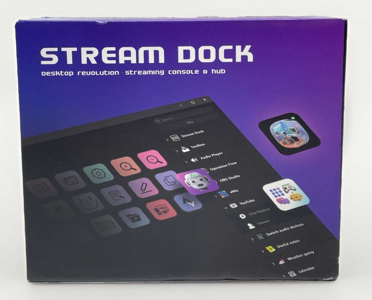 VSD N4 Pro Stream Controller Streaming Deck, Audio and Studio Controller PC Mac