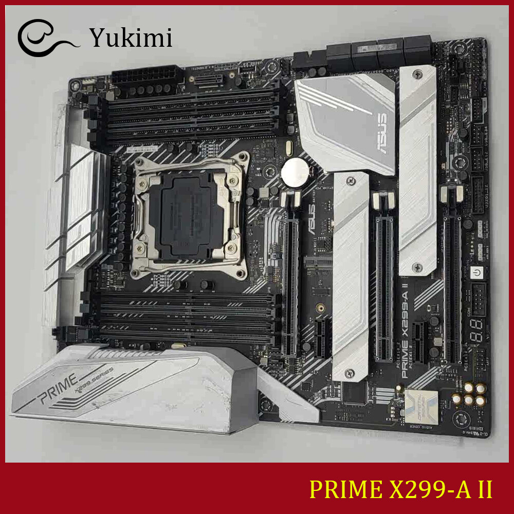 FOR ASUS PRIME X299-A II DDR4 LGA 2066 256GB ATX Motherboard Test OK