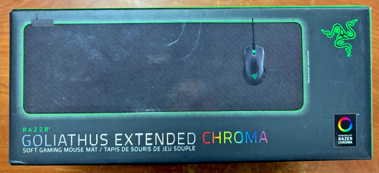 Razer - Goliathus Extended Chroma Gaming Mouse Pad with RGB Lighting FOR PARTS /