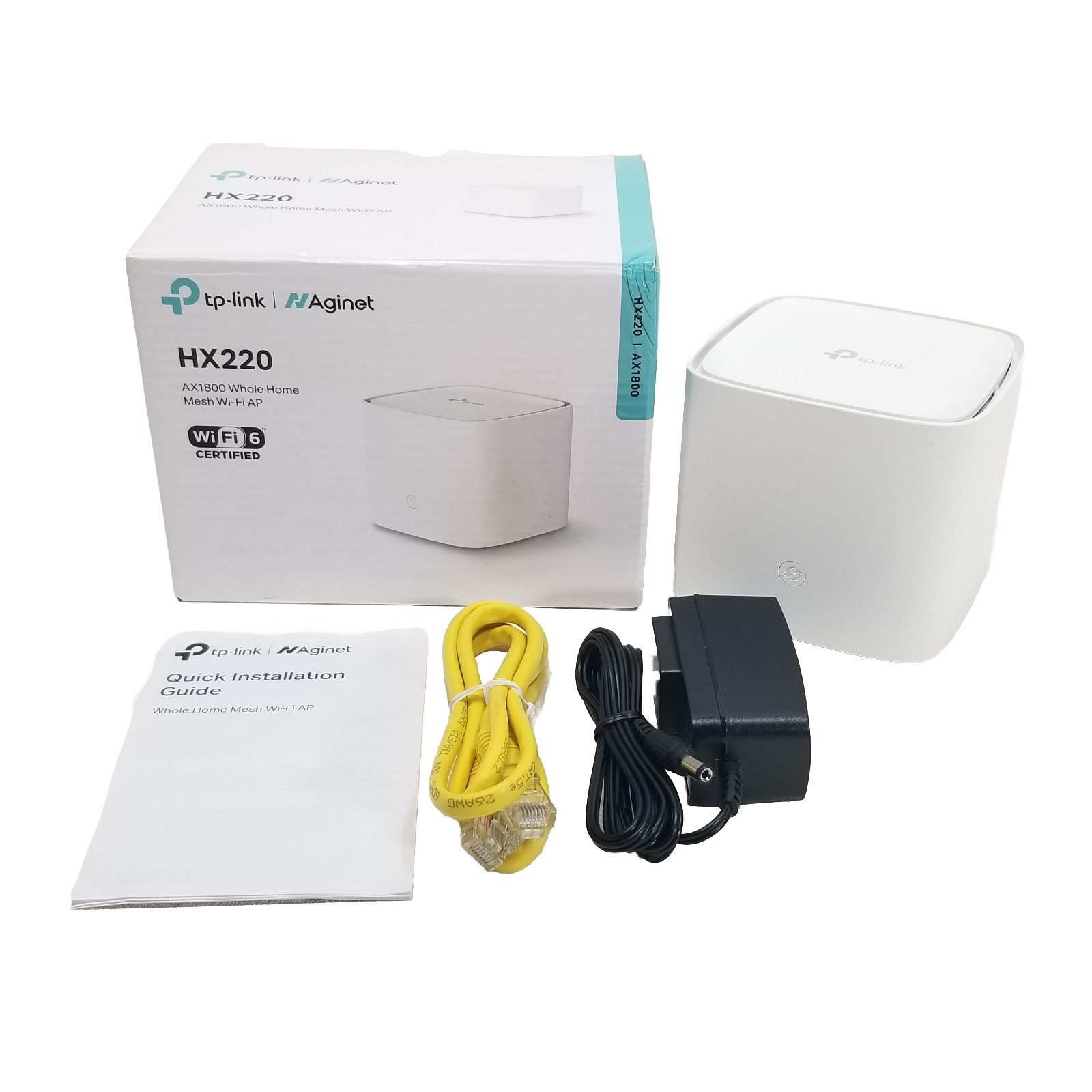 TP-LINK Aginet (HX220) AX1800 Dual Band Whole Home Mesh Wi-Fi 6 System