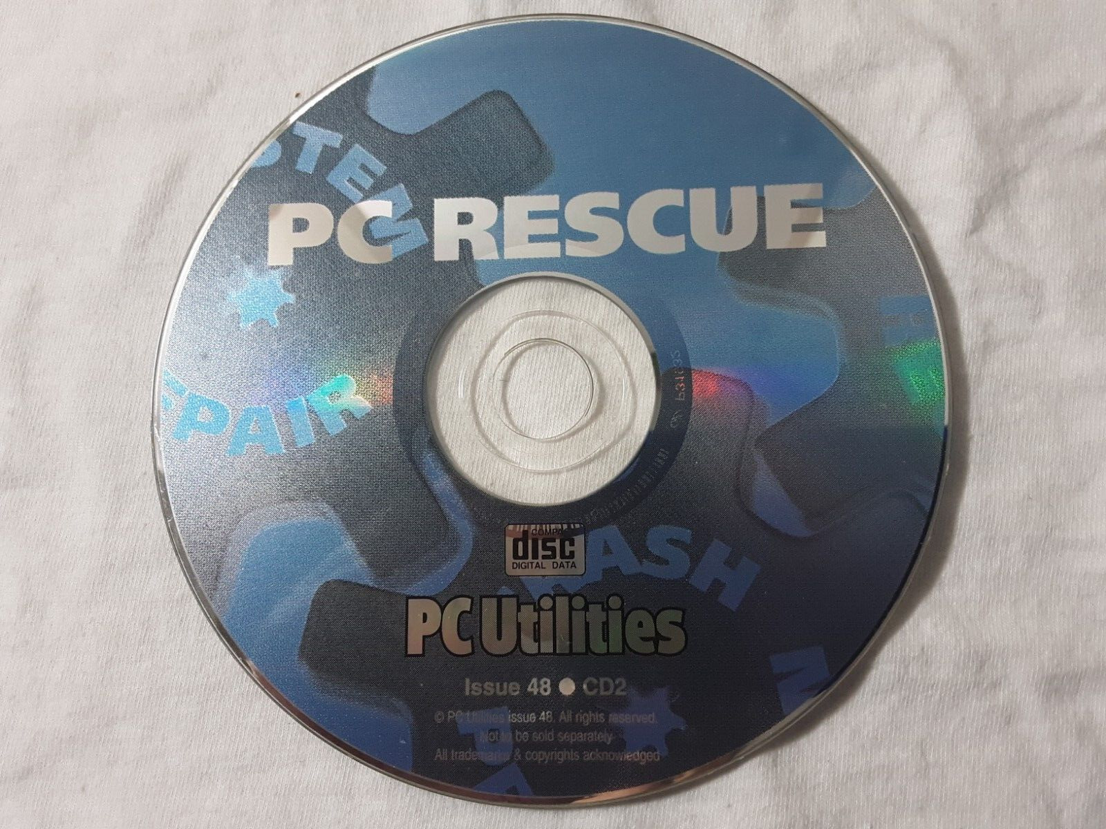 retro 2003 CD-Rom PC Utilities #48 - PC Rescue  rare vintage