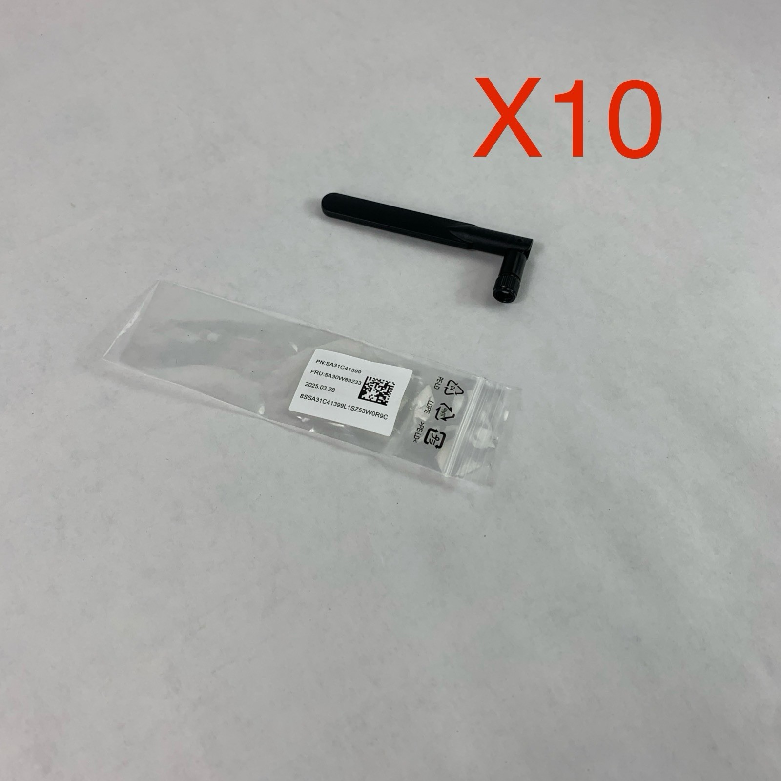 Lenovo SA31C41399 OEM ThinkCentre Tiny PC Dipole WiFi Antenna - Lot of 10
