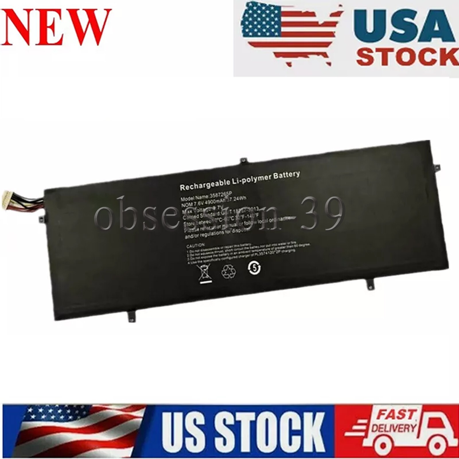 P313R 587265P Battery for JUMPER EZbook 3SE 3SL i7 EZbook X3 3282122-2S WTL-3687